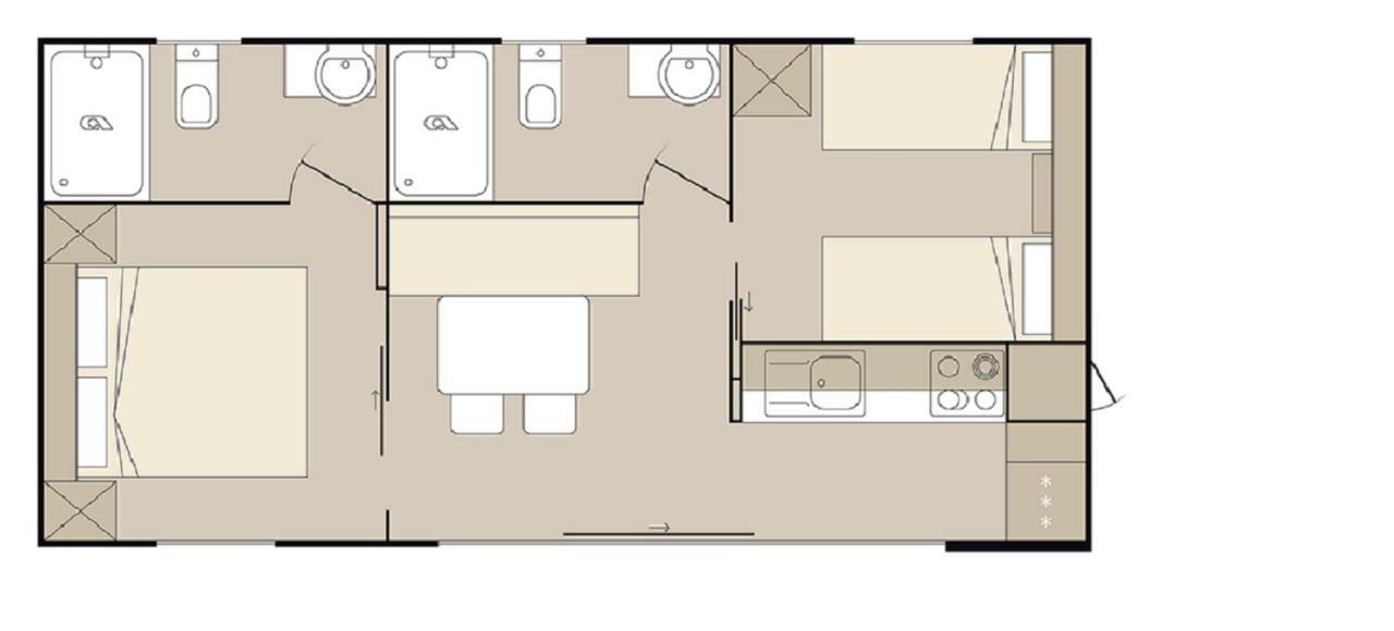 Mobile Home Starfish IV Camp Biograd Biograd Na Moru Zewnętrze zdjęcie